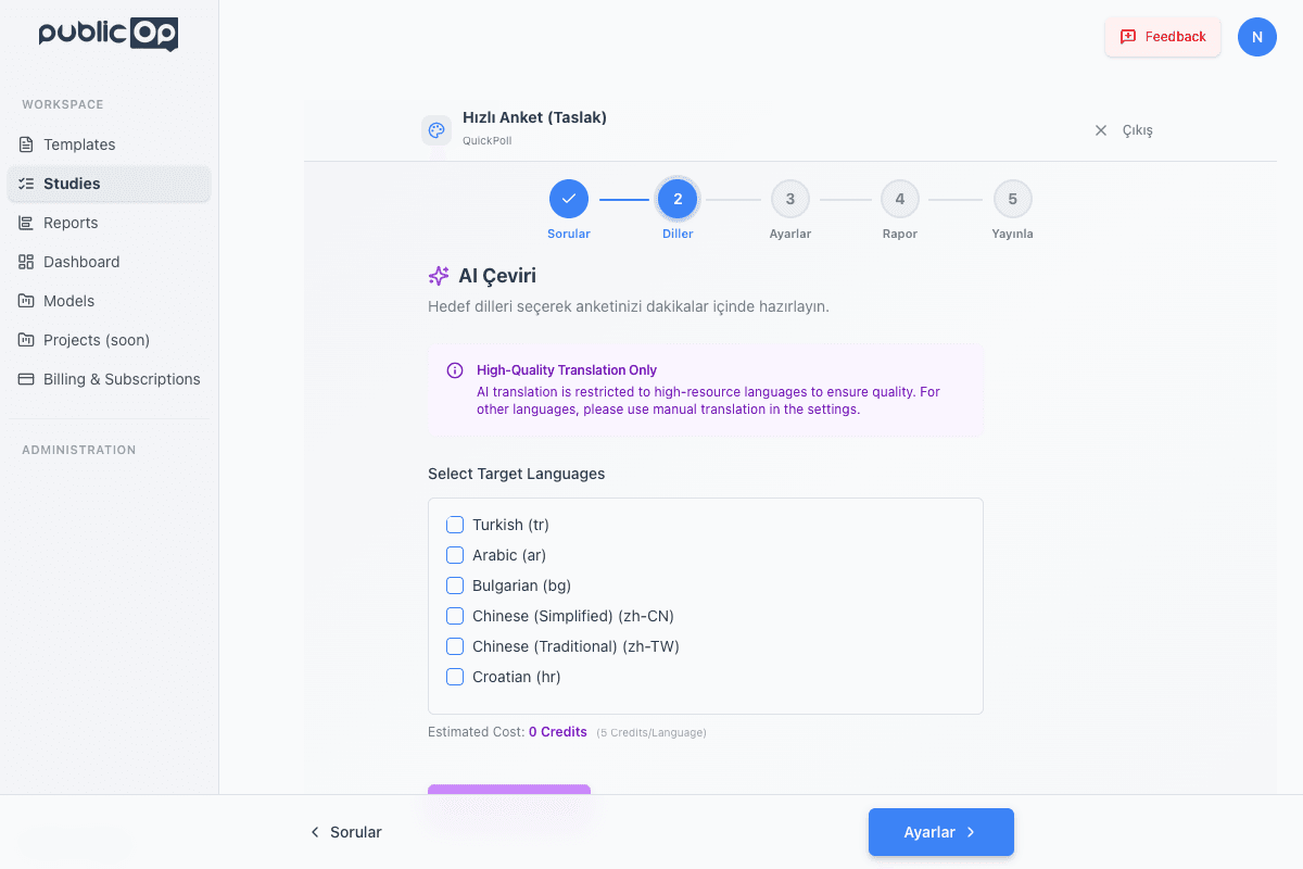 Create QuickPoll